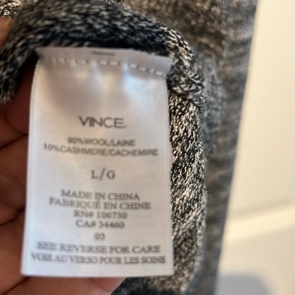 Vince mens large black and grey mix - Picture 3 of 4